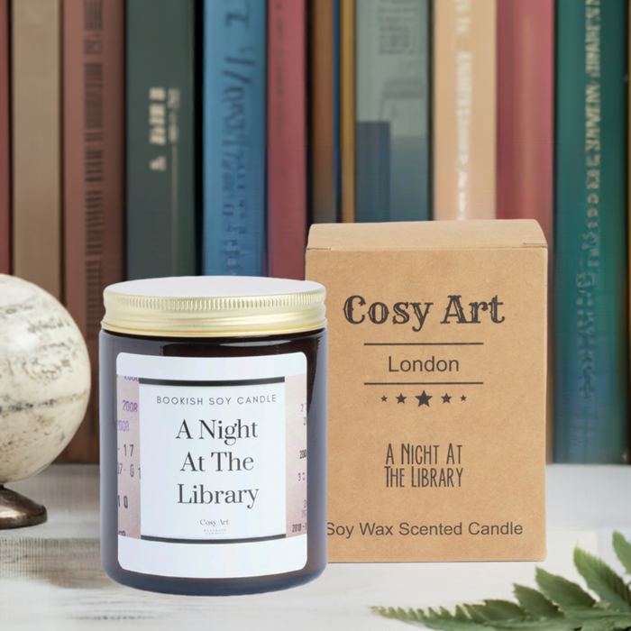 A Night At The Library – Cozy Book Lover's Candle