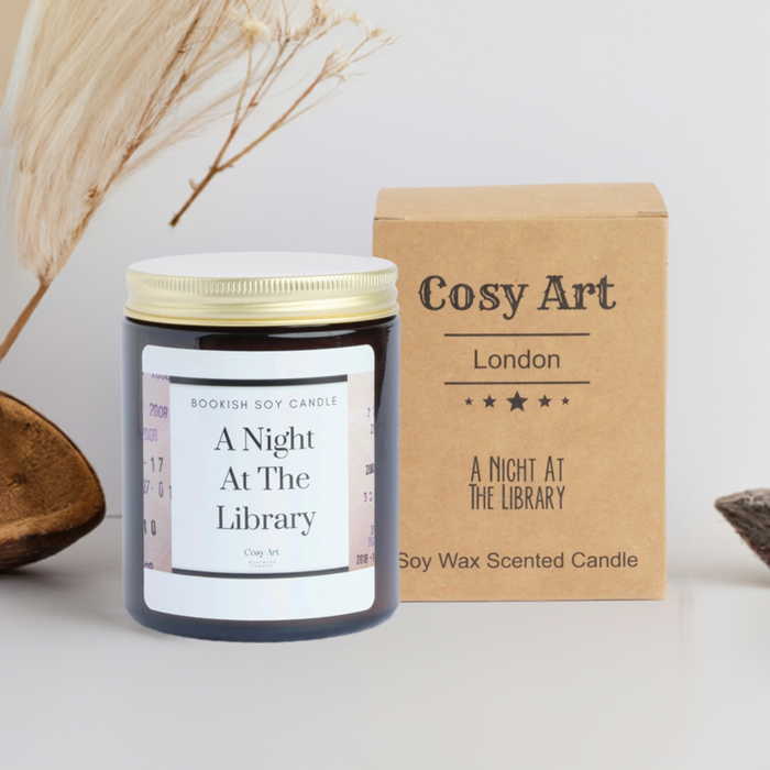 A Night At The Library – Cozy Book Lover's Candle