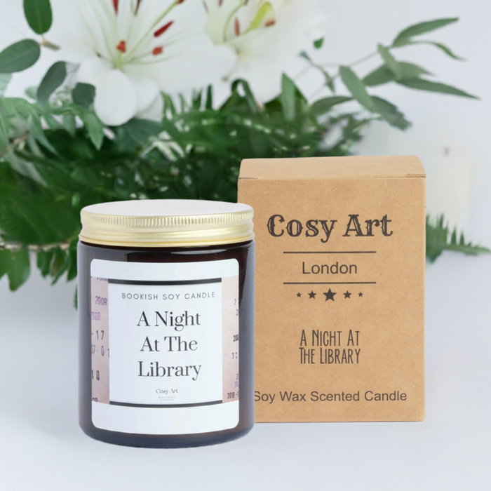 A Night At The Library – Cozy Book Lover's Candle