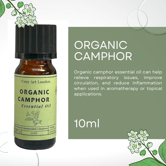 Camphor Organic Essential Oil 10ml