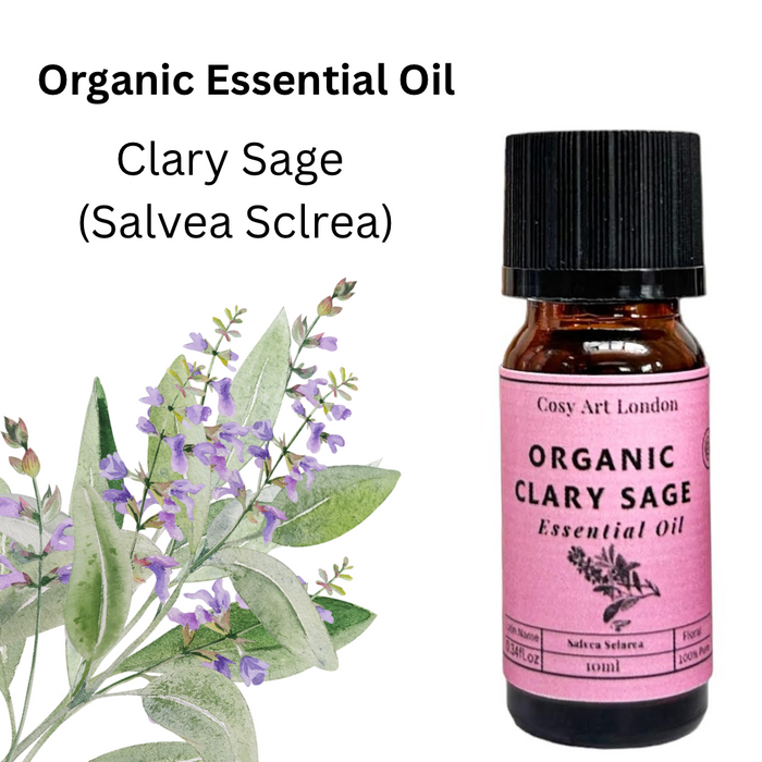 Clary Sage Organic Essential Oil 10ml