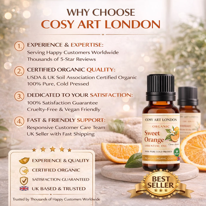 Orange Organic Essential Oil 10ml