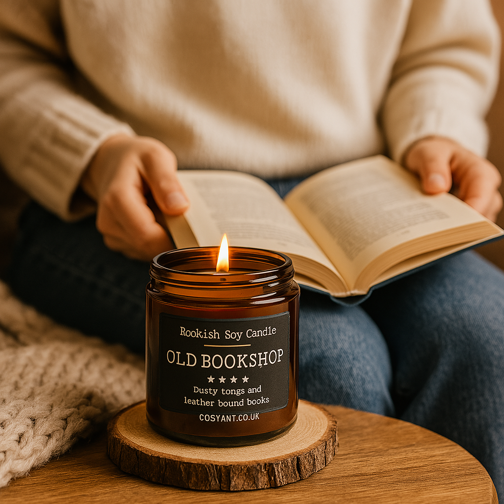 Old Bookshop Candle — Cosy Art