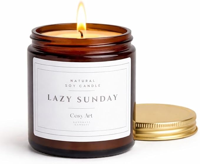 Lazy Sunday Coffee & Vanilla Soy Candle 180ml Candle