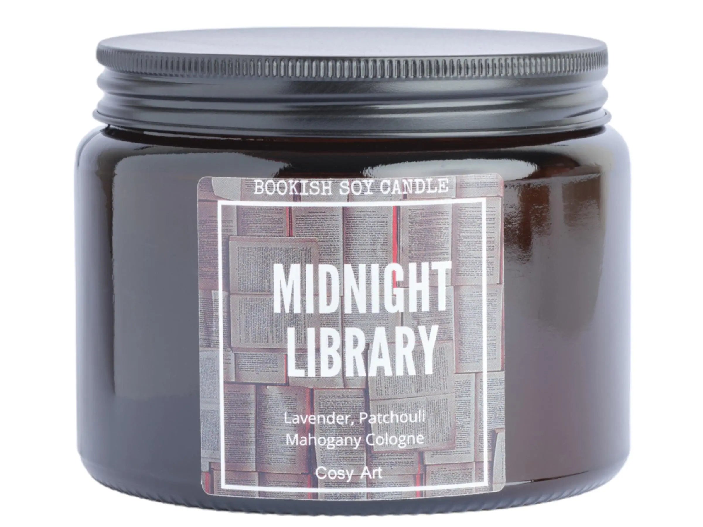Midnight Library Candle – A Cozy Escape for Book Lovers - Image 3