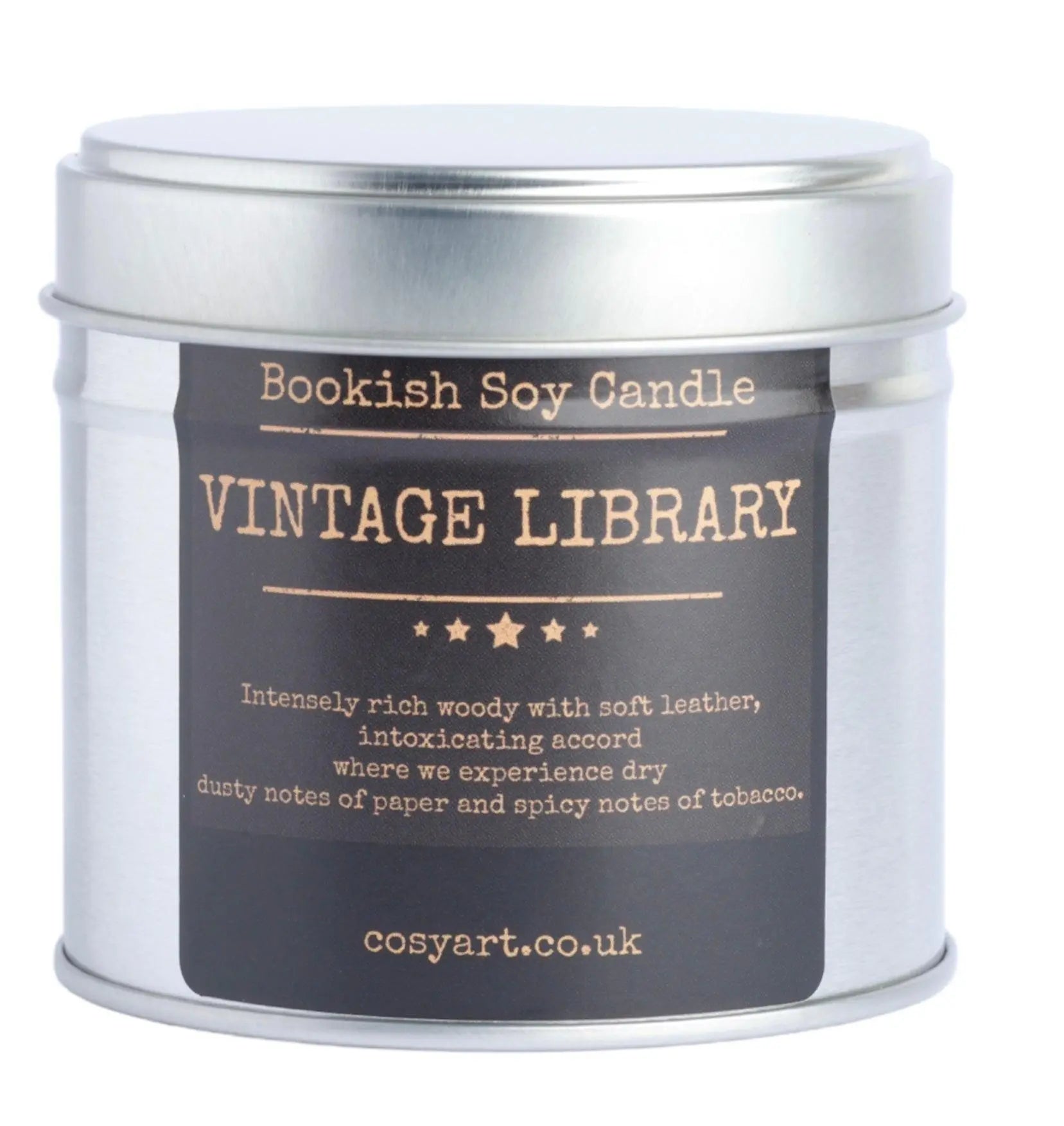 Vintage Library Candle in Tin 250ml