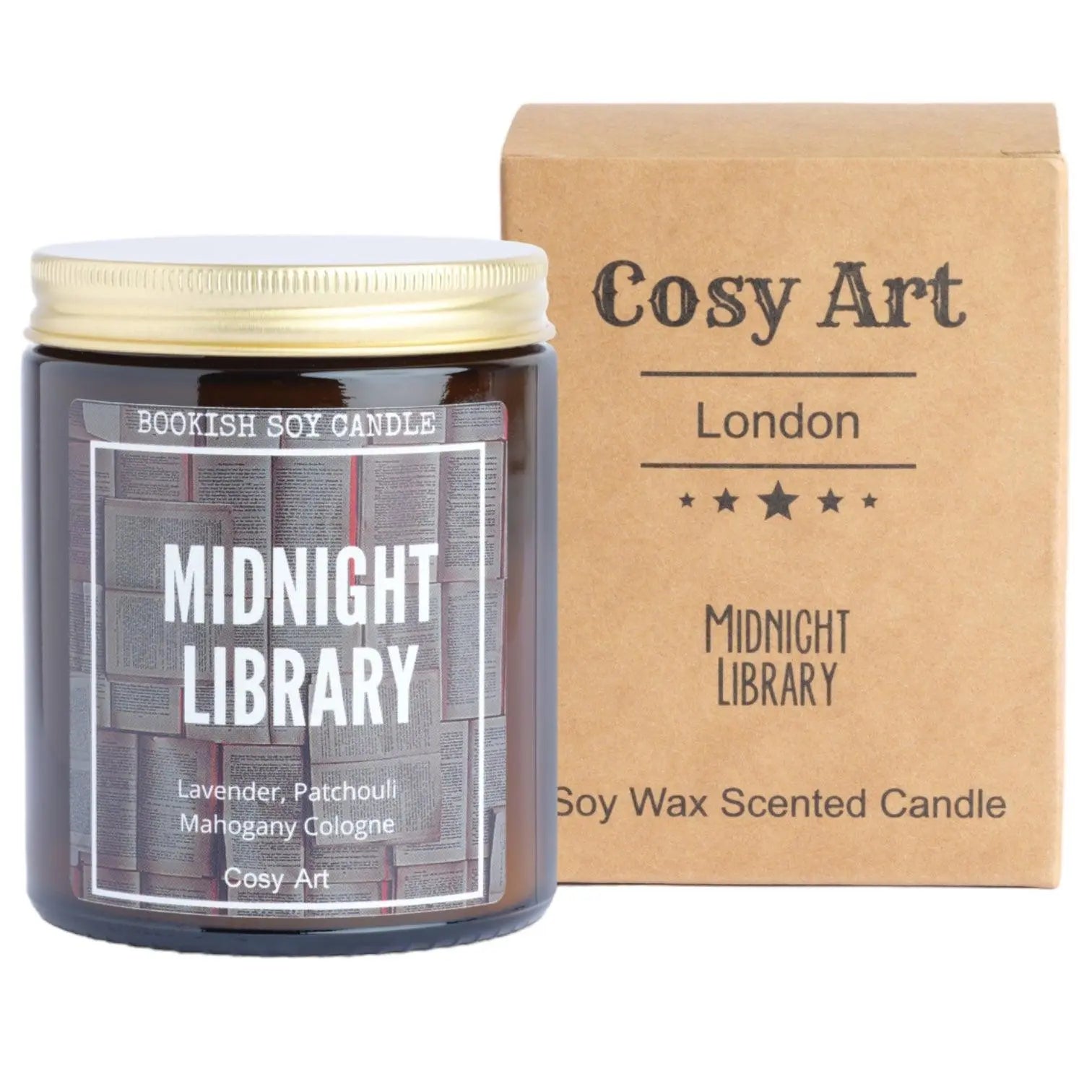 Midnight Library Candle – A Cozy Escape for Book Lovers - Image 2