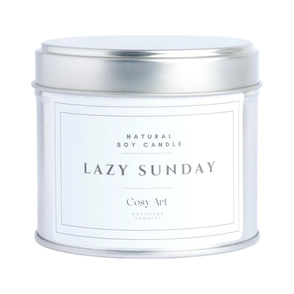 Lazy Sunday Coffee & Vanilla Candle in Tin 250ml