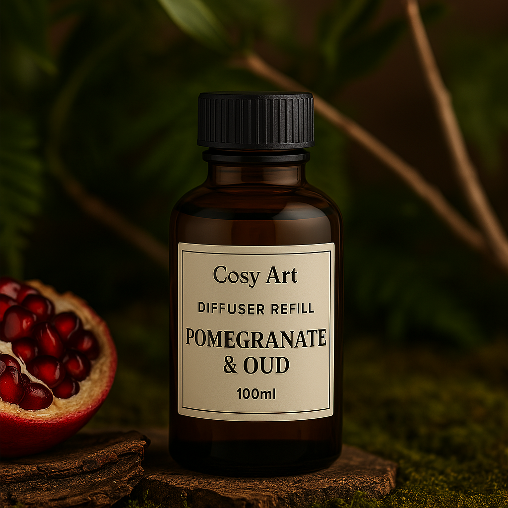 Pomegranate & Oud Diffuser Refill 100ml - Image 2
